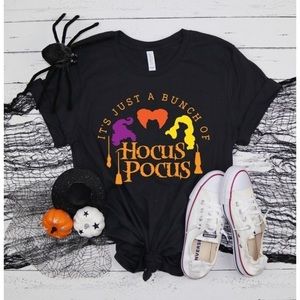 Its Just A Bunch Of Hocus Pocus Shirt Halloween Party Shirts